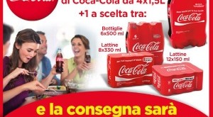 Consegna scontata spesa Esselunga con Coca cola