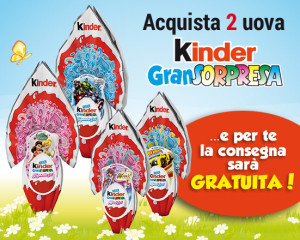 Consegna gratuita spesa online Esselunga con Kinder Gransorpresa