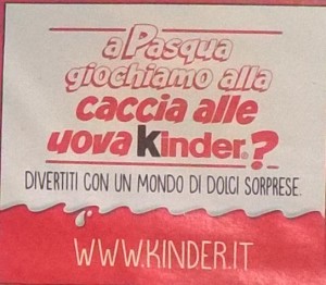 uova kinder buono sconto