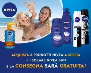 Con Nivea, consegna gratuita spesa esselungaacasa.it