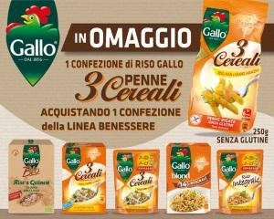 Riso Gallo penne 3 cereali