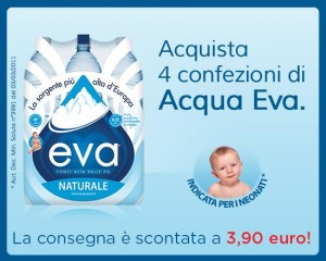 Consegna scontata spesa esselungaacasa.it con acqua Eva