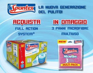Con Spontex, 3 panni microfibra in omaggio sul sito esselungaacasa.it