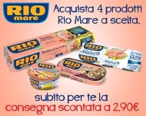 Consegna a domicilio scontata con Rio Mare