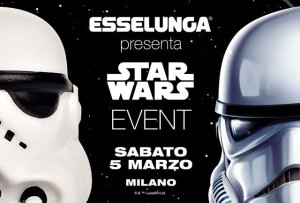 Evento Star Wars Milano Esselunga 5 marzo 2016