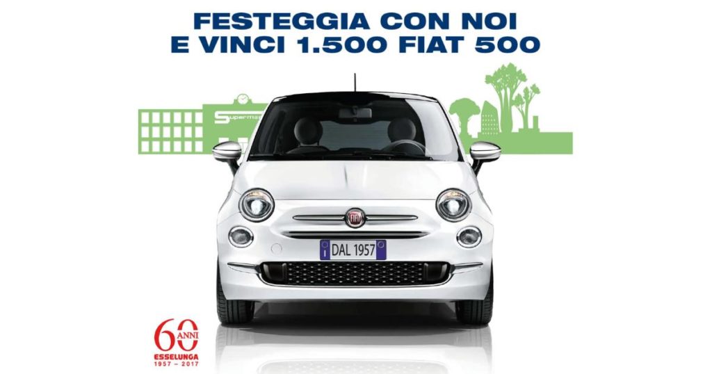 estrazione esselunga fiat 500