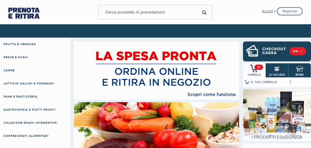 Prenota e ritira Esselunga