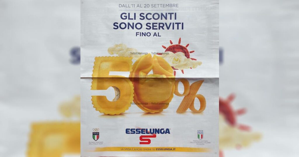 Volantino Esselunga 11 settembre 2023