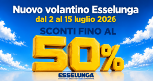 Featured image del volantino Esselunga dal 2 al 15 luglio 2026 con sconti fino al 50%
