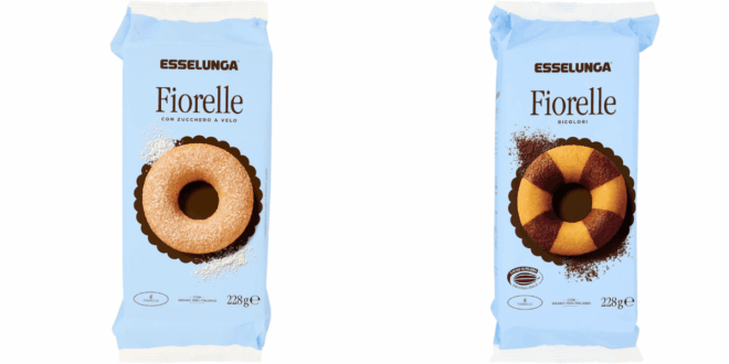 Esselunga Fiorelle con zucchero a velo e Fiorelle bicolori