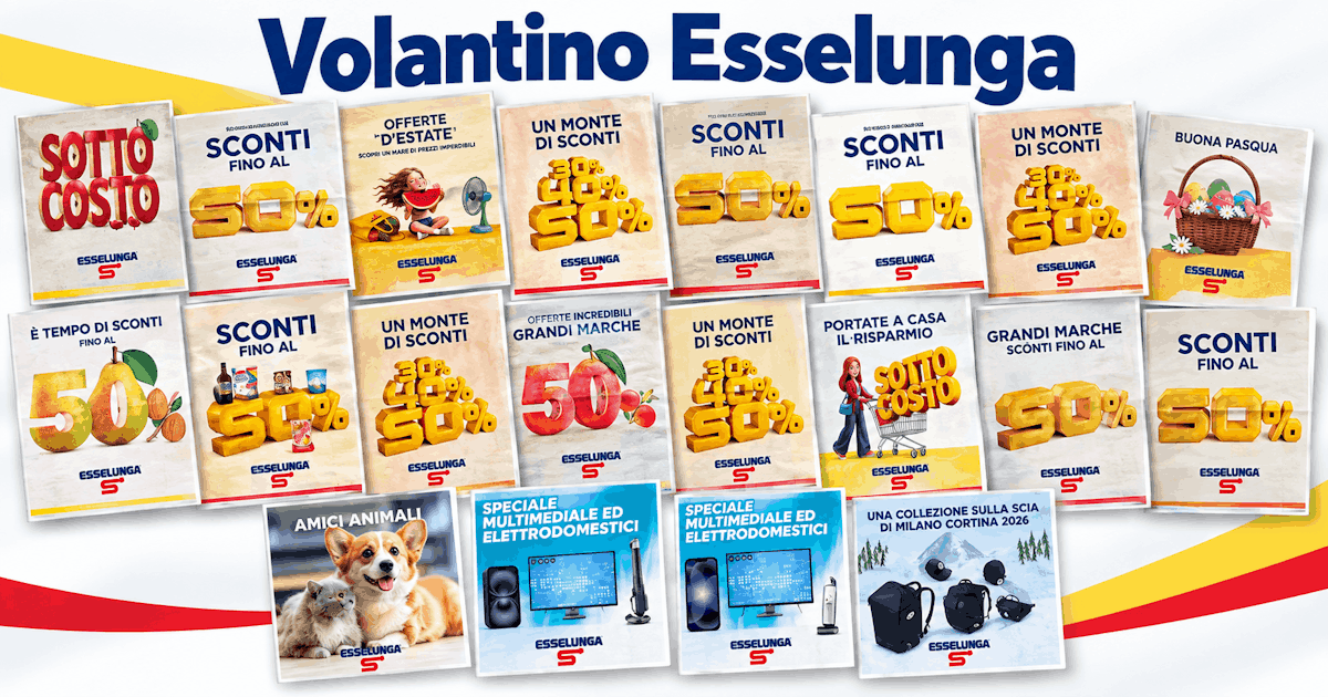 Volantino Esselunga: offerte, promozioni e volantini aggiornati