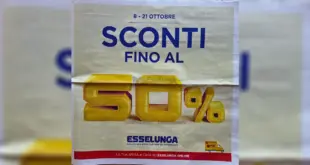 Copertina del volantino Esselunga dall’8 al 21 ottobre 2026 con sconti fino al 50%